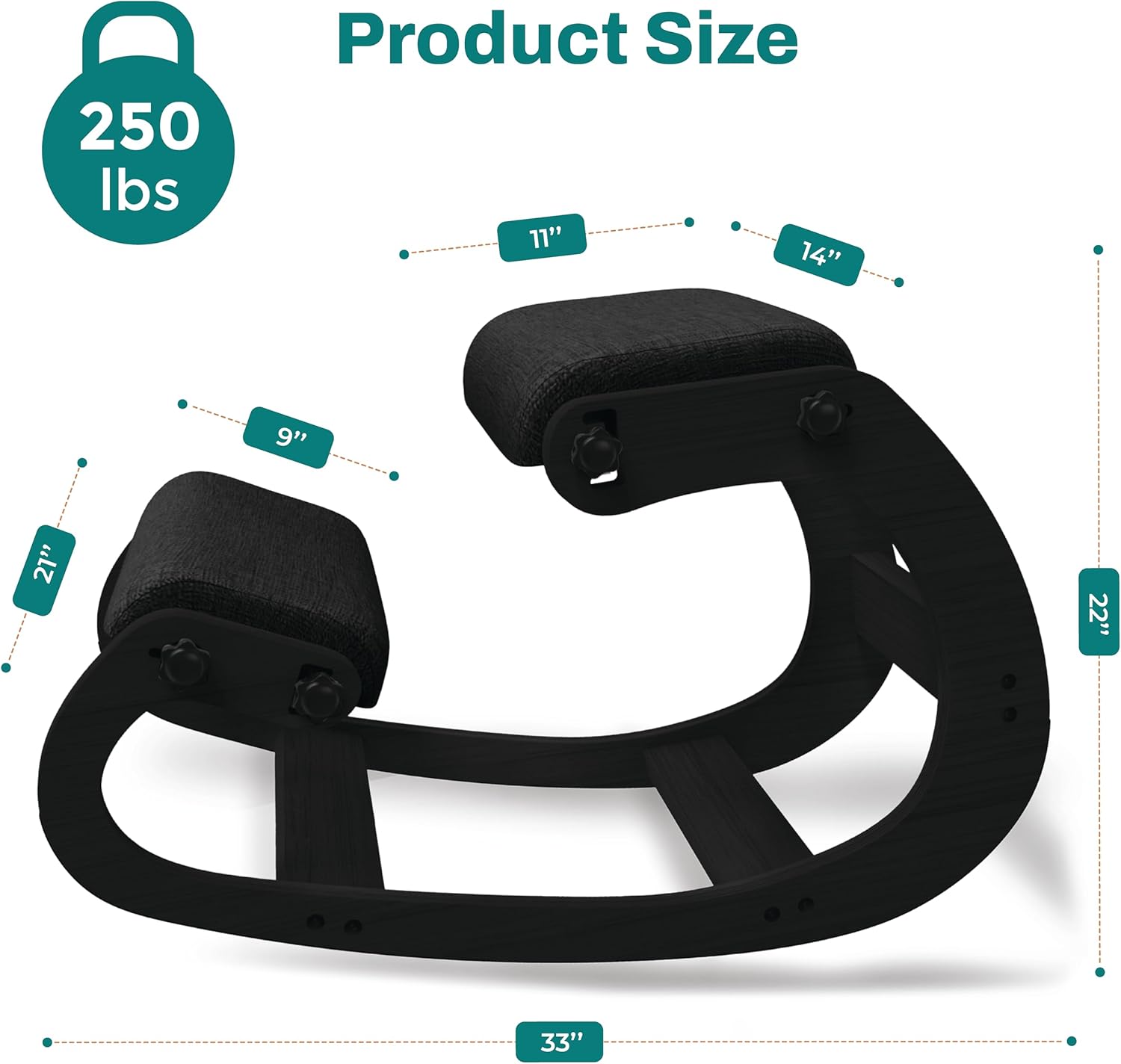 Chaise ergonomique en bois à g - Pilates & Yoga Vida avis et prix